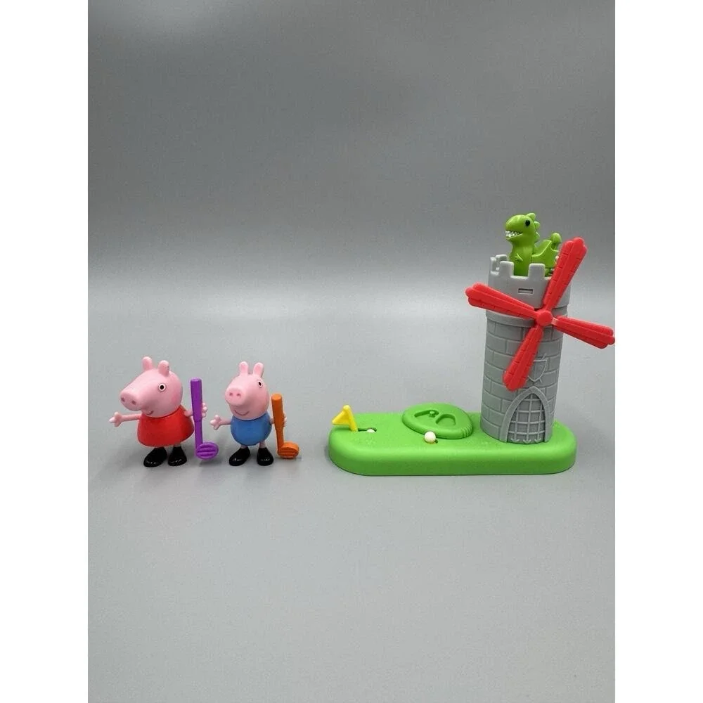 Peppa Pig Peppa's Club Mini Golf W/ 2 Figures Hasbro
